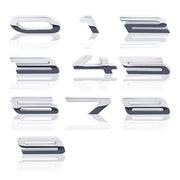 Corvette Custom HP Billet Chrome Badge | Numbers ONLY - [Corvette Store Online]