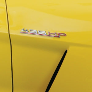 Corvette Custom HP Billet Chrome Badge | Numbers ONLY - [Corvette Store Online]