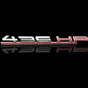 Corvette Custom HP Billet Chrome Badge | Numbers ONLY - [Corvette Store Online]