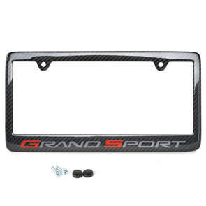 C6 Grand Sport Corvette 2010-2013 Carbon Fiber License Plate Frame