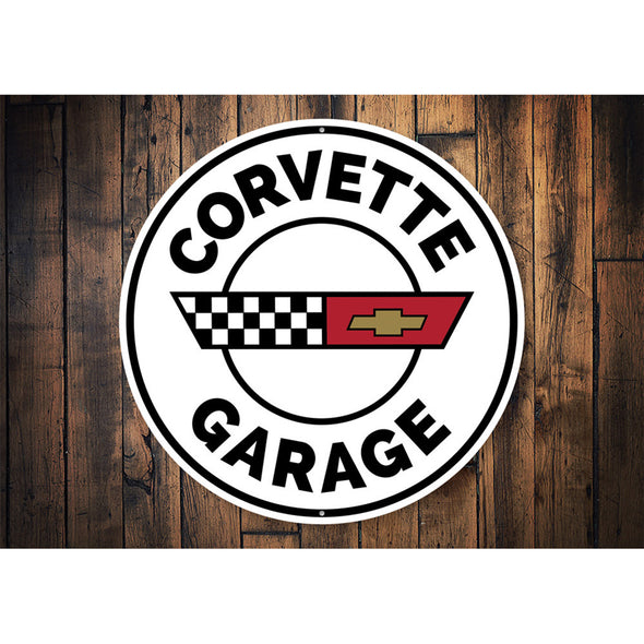 C4 Corvette Garage Car Sign