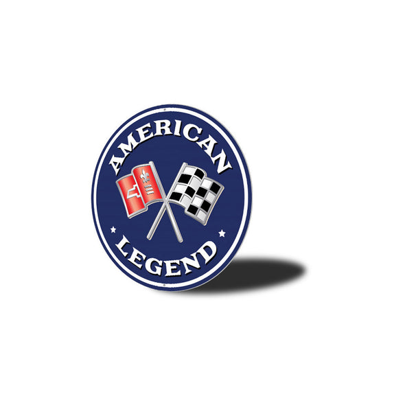 Chevy Corvette American Legend - Aluminum Sign