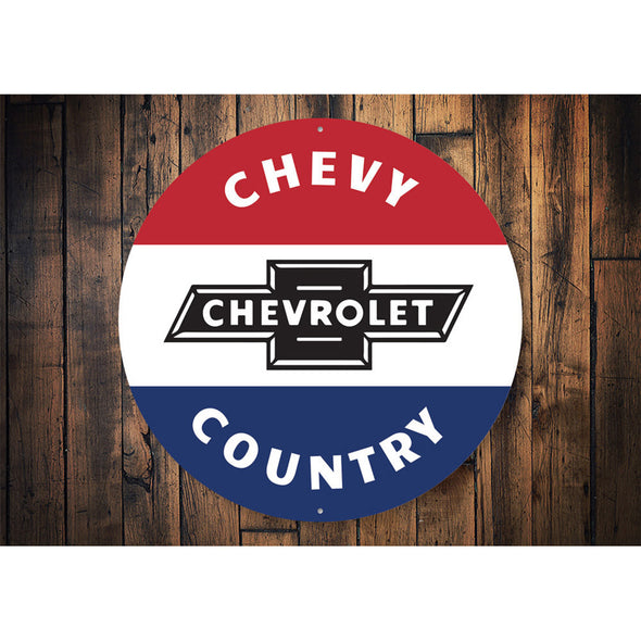 Chevy Country - Aluminum Sign