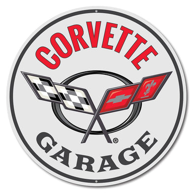 Corvette C5 Garage Car Sign