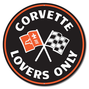 C2 Corvette Lovers Only Car Sign