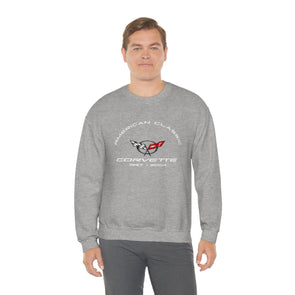 C5 Corvette Crew Neck Long Sleeve Heavy Duty Sweatshirt