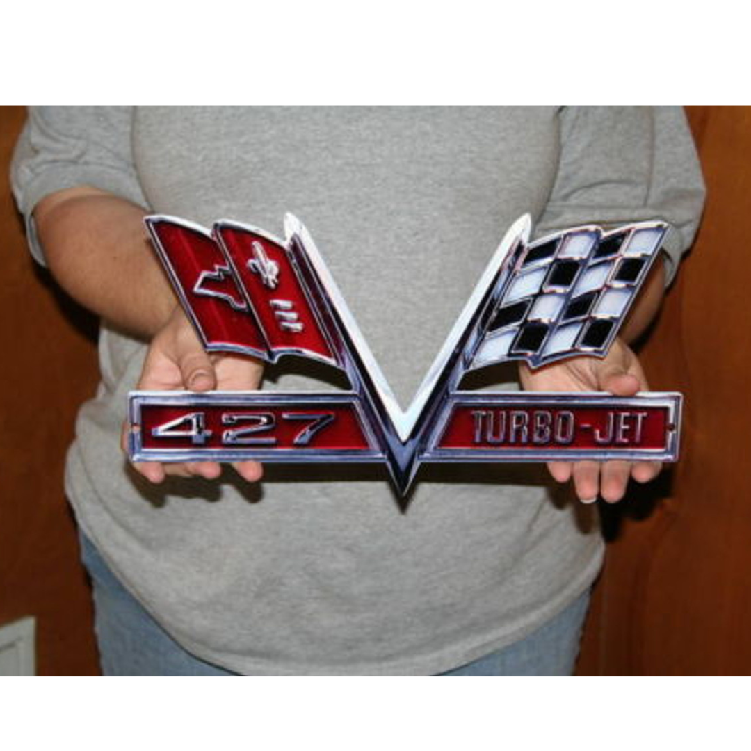 c2-corvette-427-turbo-jet-emblem-steel-sign