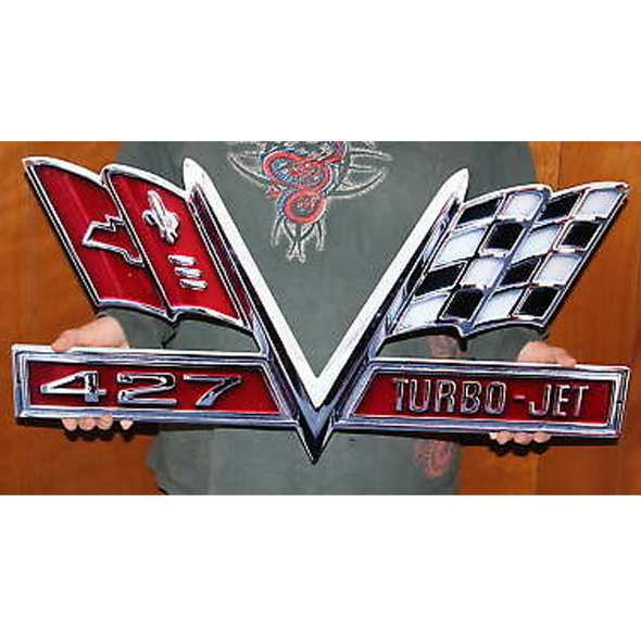 c2-corvette-427-turbo-jet-emblem-steel-sign