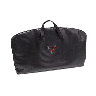 C8 Corvette Roof Panel Storage Bag With C8 Cross Flags Logo