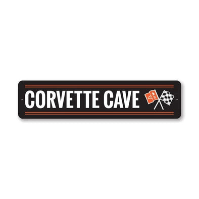 C2 Corvette Cave - Aluminum Sign