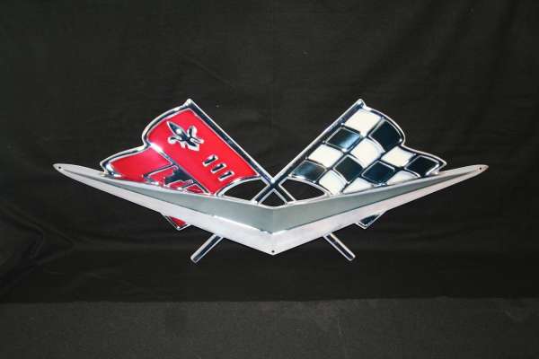Corvette Metal Sign, 1961 - [Corvette Store Online]