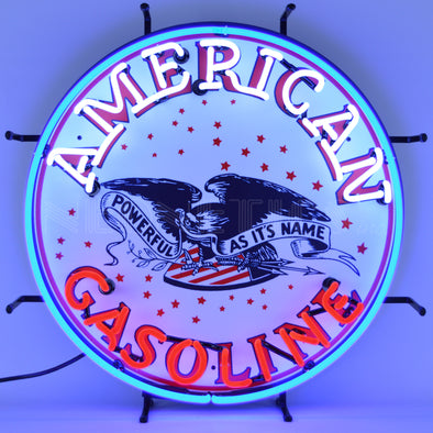 American Gasoline Neon Sign