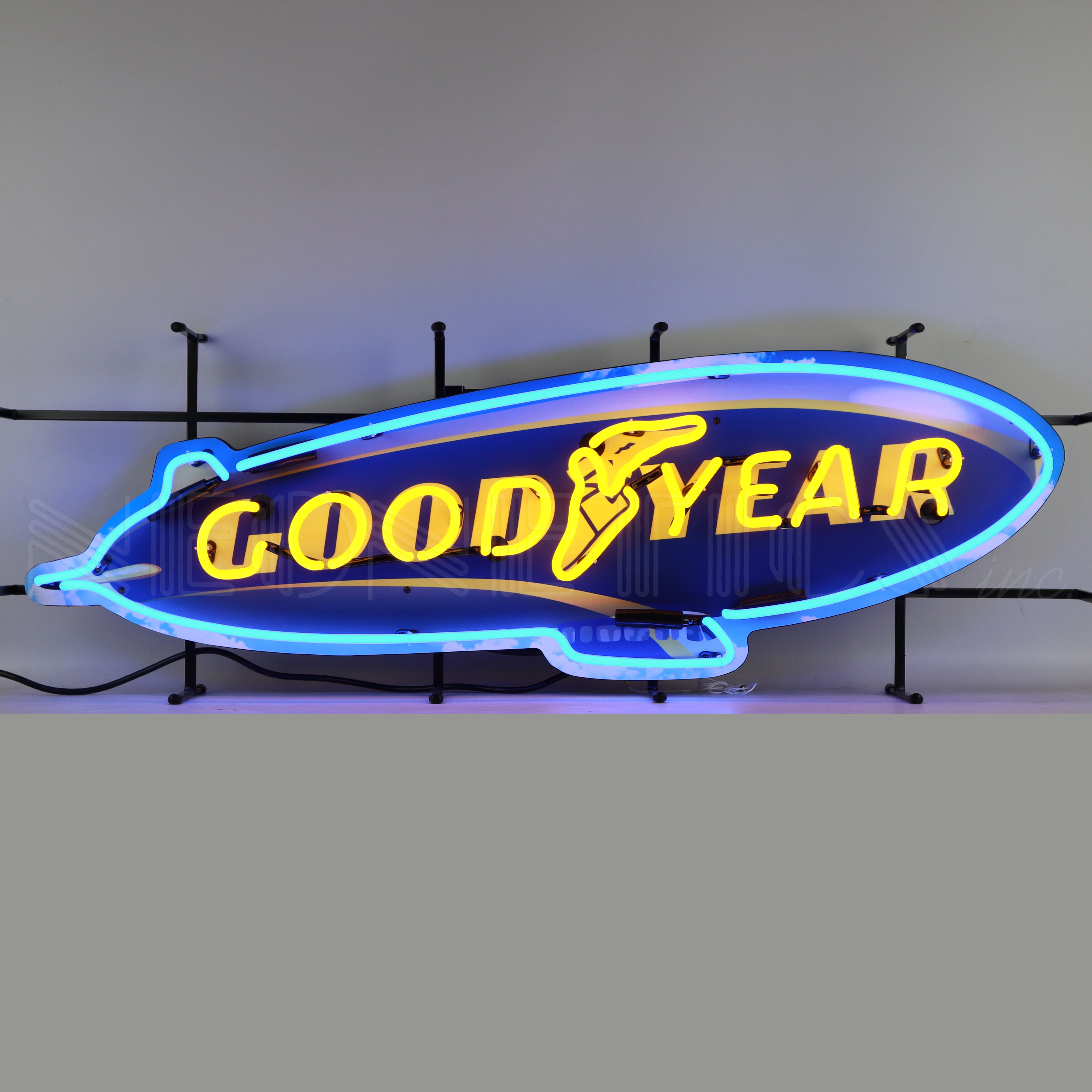 Goodyear Blimp Neon Sign