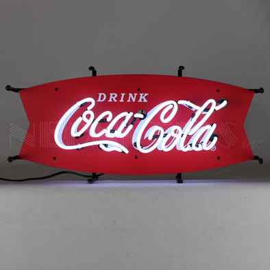 Drink Coca-Cola Fishtail Junior Neon Sign