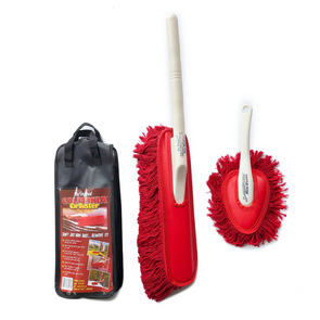 California Car Duster Detailing Kit with Plastic Handle Duster and Mini Duster