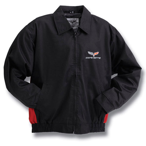 C6 Corvette Twill Jacket with color insert - [Corvette Store Online]