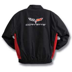 C6 Corvette Twill Jacket with color insert - [Corvette Store Online]