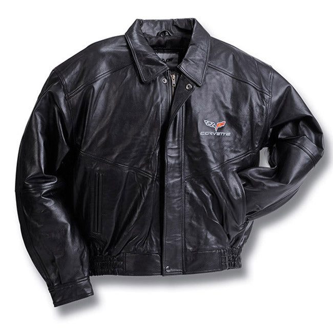 C6 Corvette Lamb Bomber Jacket - [Corvette Store Online]