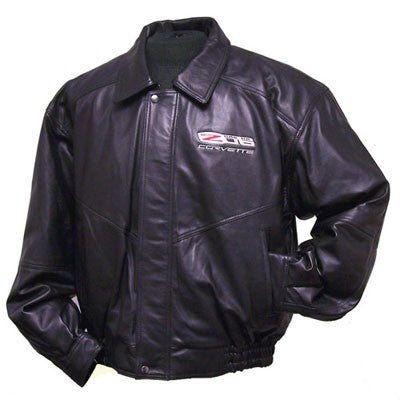 C6-Z06 Corvette Lamb Embroidered Jacket - [Corvette Store Online]