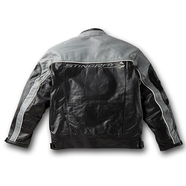 C7 Corvette Black and Gray Stingray Inlay Jacket - [Corvette Store Online]