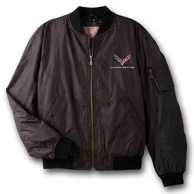 C7 Corvette Aviator Twill Jacket - [Corvette Store Online]