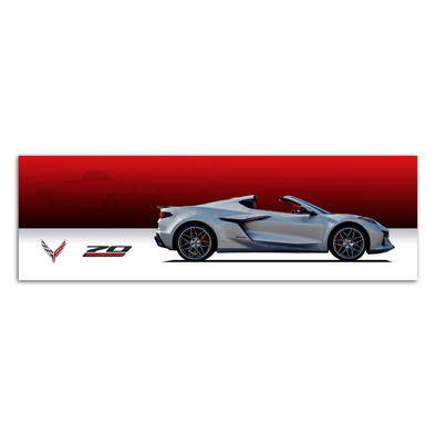 70th Anniversary C8 Corvette Metal Print Sign