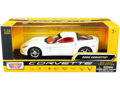 2005-c6-corvette-1-24-diecast-history-of-corvette-by-motormax