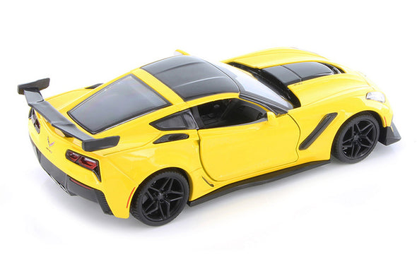 2019 Chevrolet Corvette Yellow ZR1 1/24 Diecast - [Corvette Store Online]