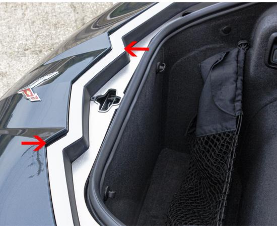 C8 Corvette - Front Nose Cap 4 Piece Polished Stainless Steel