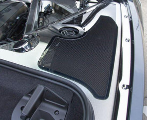 C8 Corvette Fender Covers Brushed w/Carbon Fiber Inserts