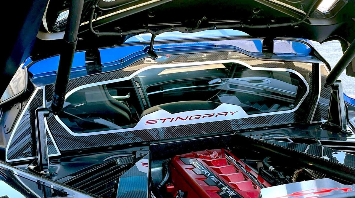 Eightless Design C8 Corvette Coupe Rear Window Accents | Corvette Store Online