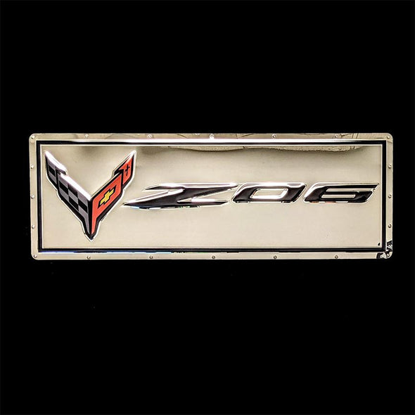 C8 Corvette Z06 Metal Sign
