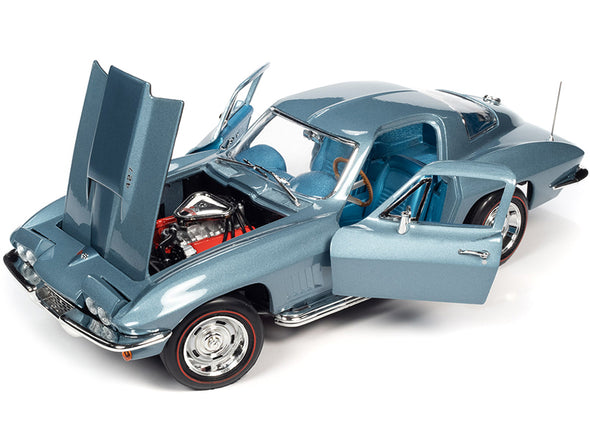 1967-corvette-427-hardtop-elkhart-blue-metallic-w-blue-interior-1-18-diecast