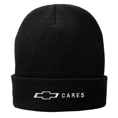 Chevy Cares Black Fleece-Lined Knit Cap