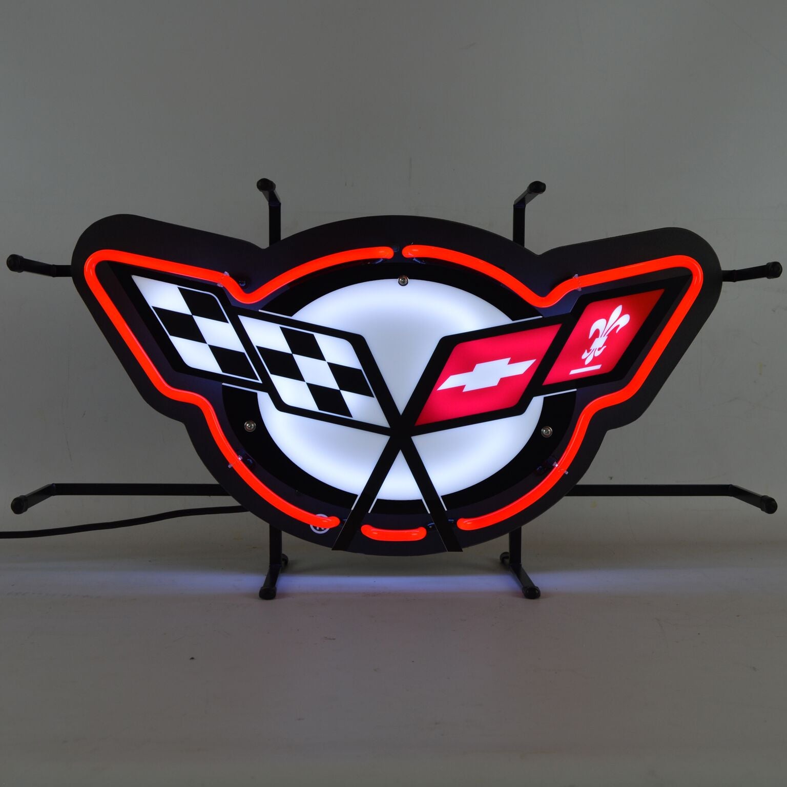 C5 Corvette Neon Sign With Backing - [Corvette Store Online]