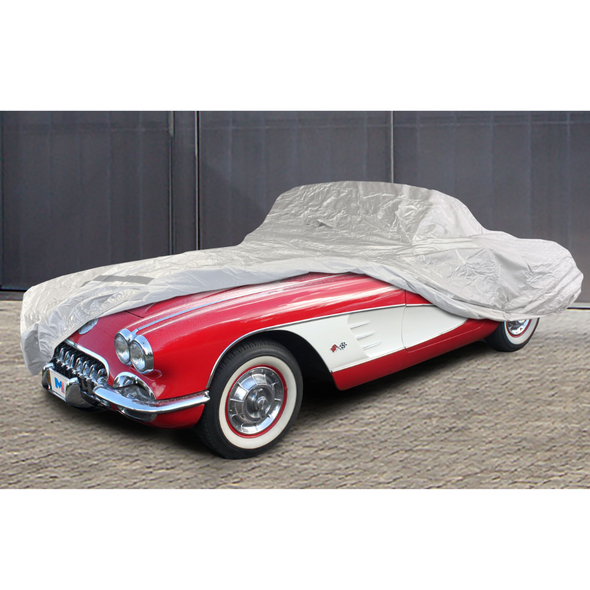 C1 Corvette Collector-Fit Car Cover and OC Sun Shade Bundle
