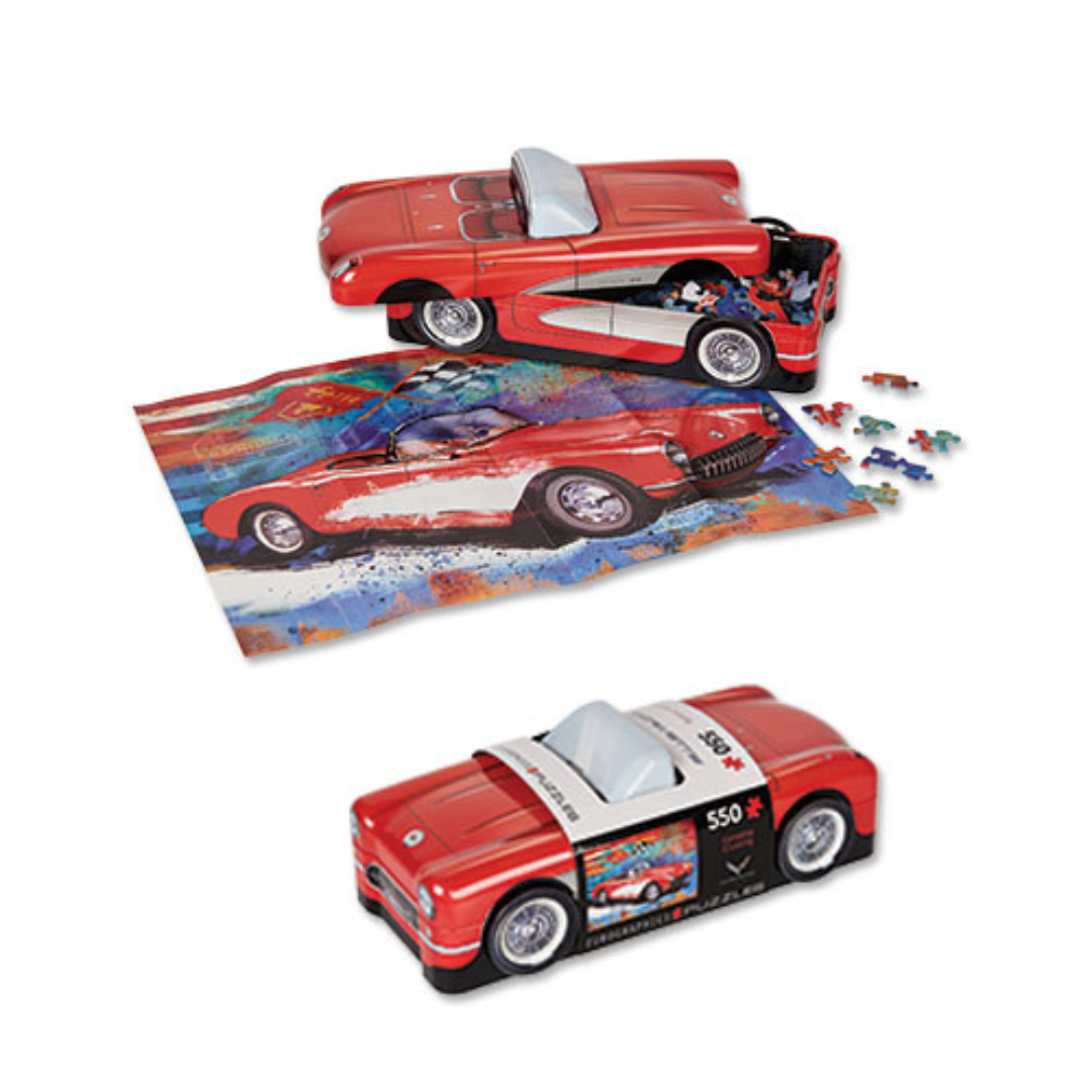 C1 Corvette Puzzle in Corvette Tin