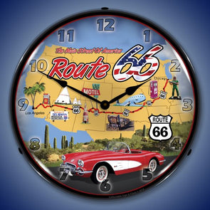 c1-corvette-route-66-usa-lighted-clock