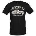 T-shirt Corvette Chevy USA - Design Vintage Voiture Américaine - T-shirt Homme Coupé Ample (tailles Jusqu'à 5XL) - 8
