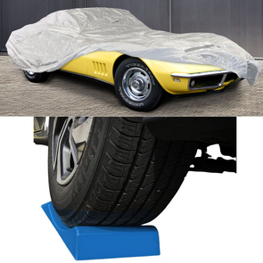 C3 Corvette Collector-Fit Car Cover and TireRest Bundle