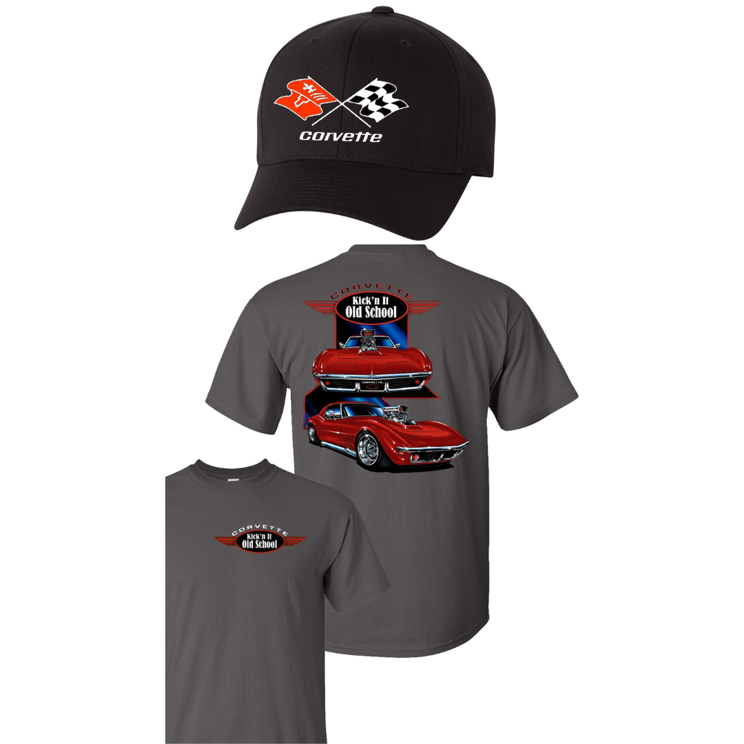 c3-corvette-kickin-it-old-school-t-shirt-and-hat-bundle