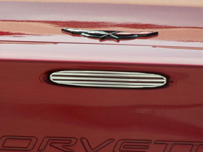 C5 Corvette 5th Brake Light Grille | Billet Style Polished Stainless Steel