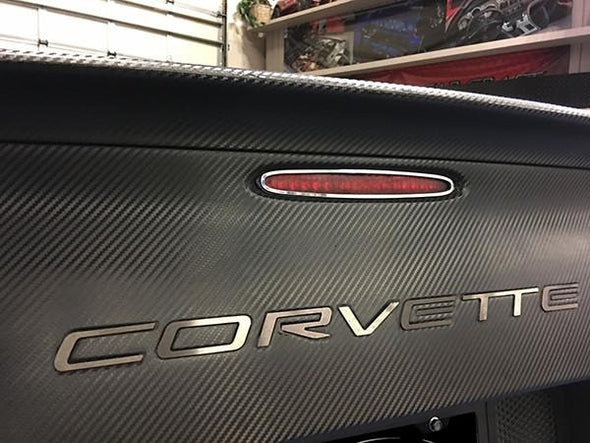 C5 Corvette 5th Brake Light Trim | 1Pc Polished Stainless Steel