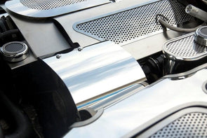 C5 Corvette Alternator Cover Polished Stainless Steel