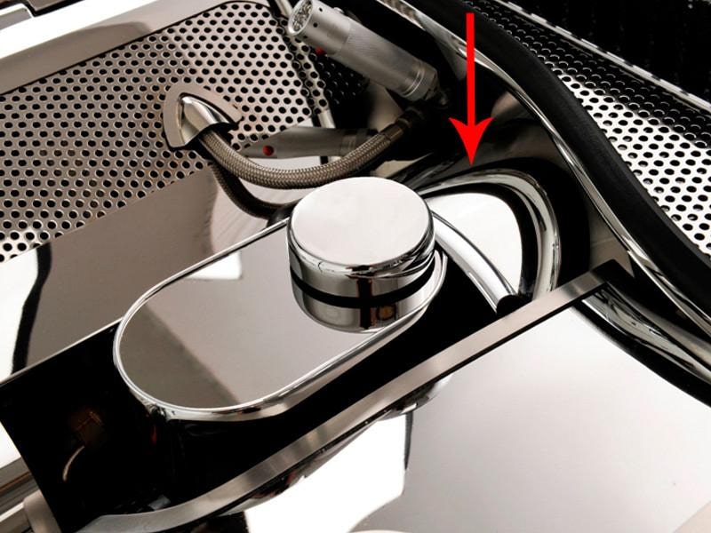 C5 Corvette Brake Booster Cover - Polished Stainless Steel