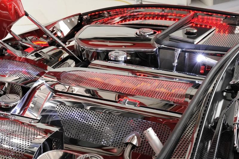 C5 Corvette Color LED Illuminated Inner Fender Liners