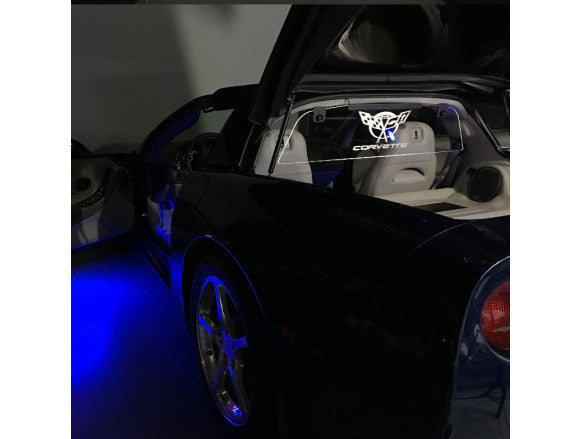 C5 Corvette Targa Top / Coupe Wind Restrictor Glow Plate