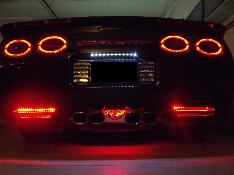 C5 Corvette Rear Fascia Lower Vent LED Lighting Kit