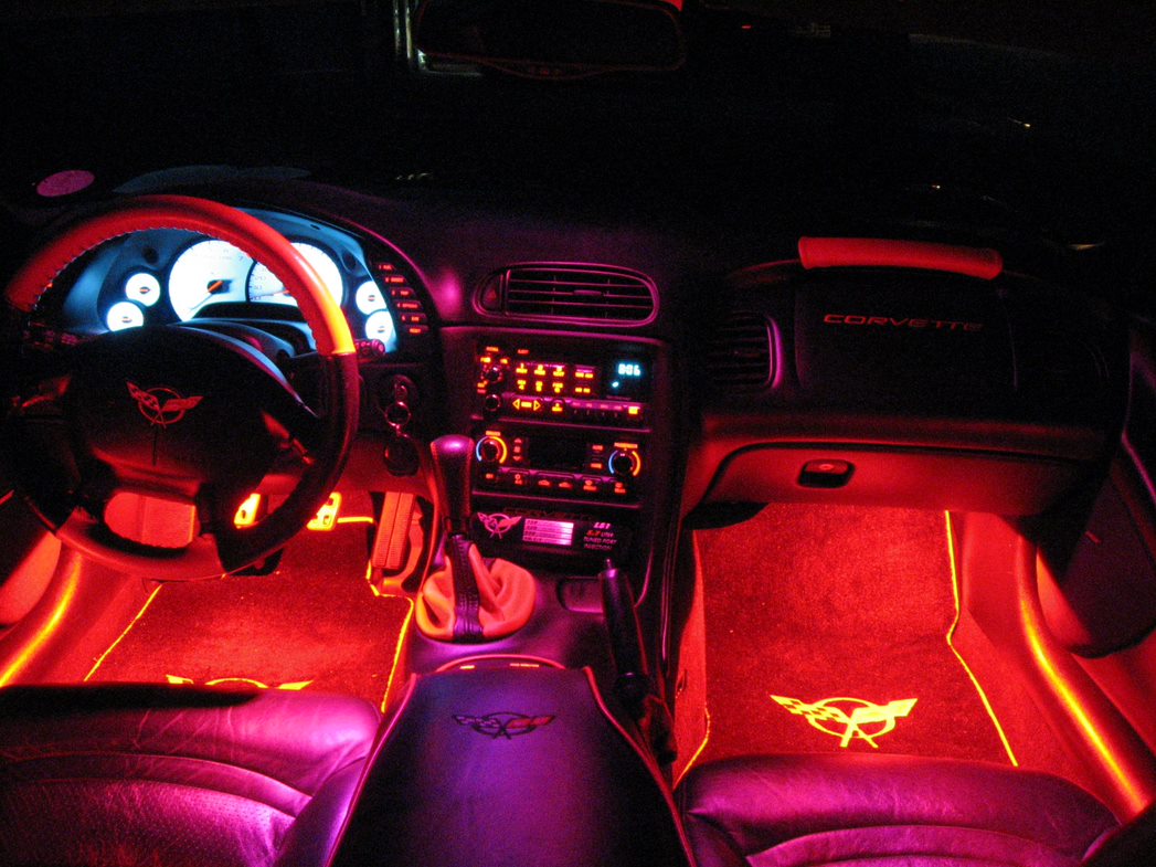 C5 Corvette Footwell LED Lighting Kit (Single Color)