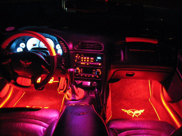 C5 Corvette Footwell & Under Door Puddle LED Lighting Kit